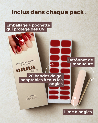 Bande de gel
